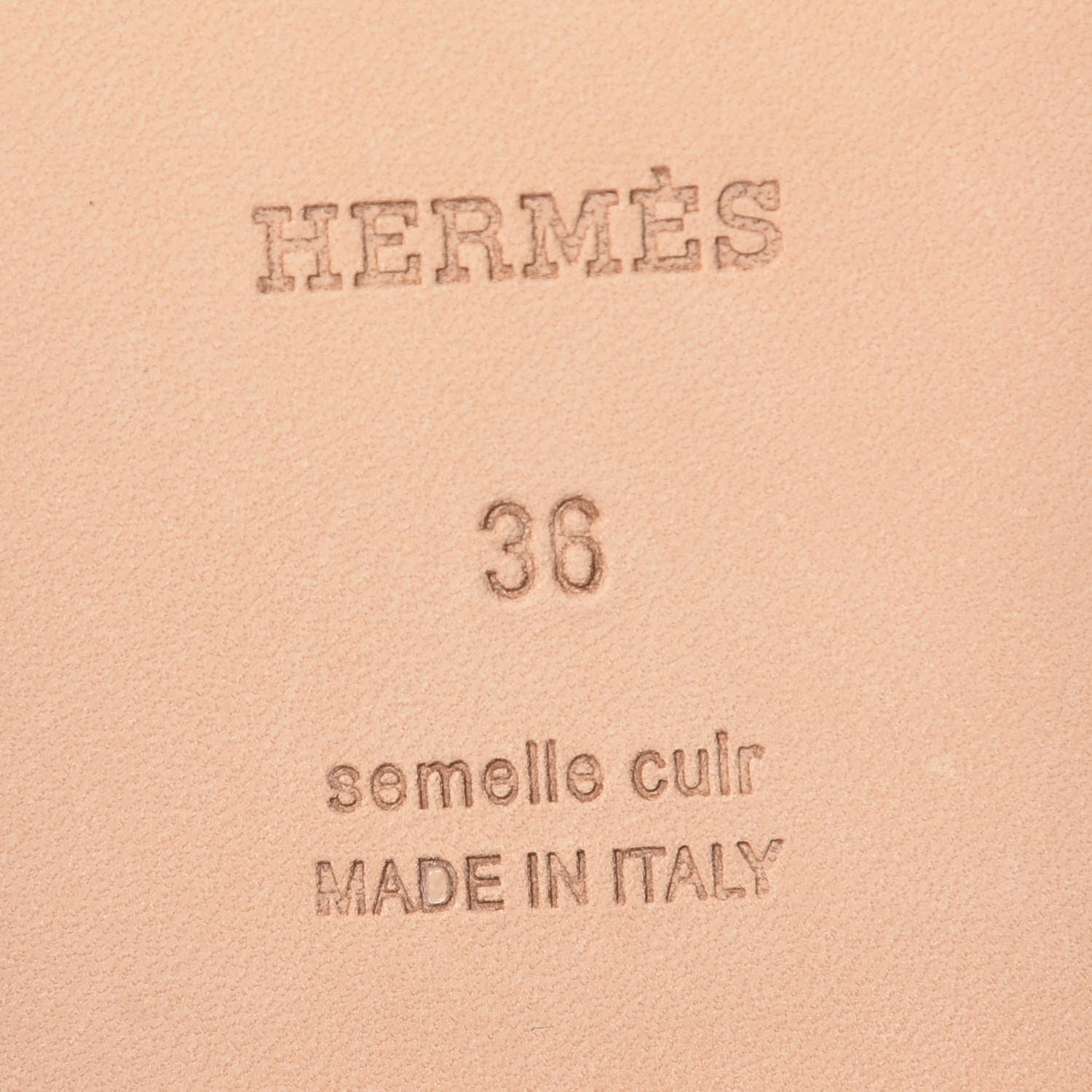 Hermes Calfskin Omaha Sandals 36 Pavot 6 of 9