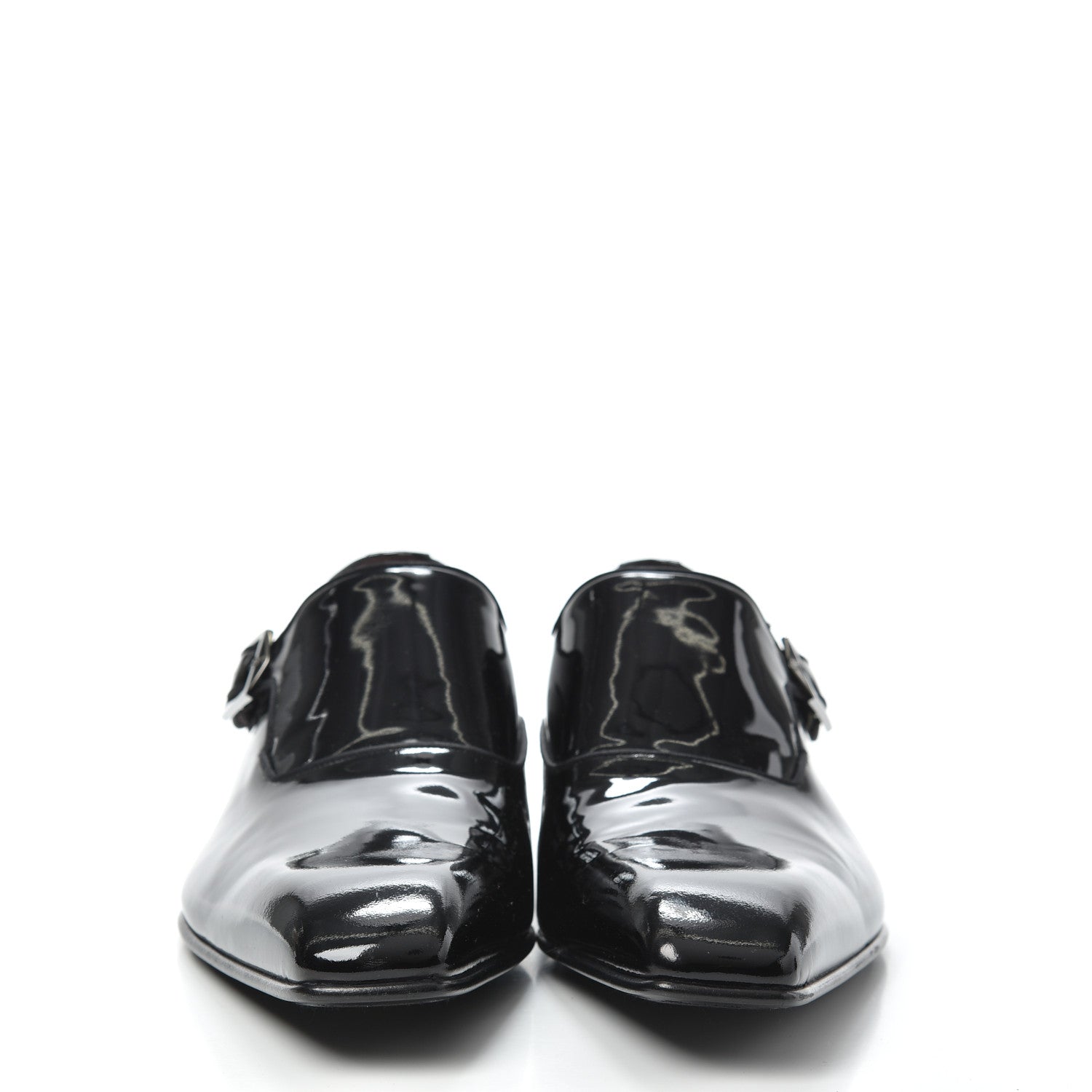 Louis Vuitton Patent Calfskin James Buckle Shoe 8.5 Black 3 of 7