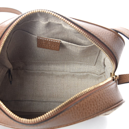 Gucci Monogram Mini Bree Messenger Bag Beige Tabacco 5 of 9