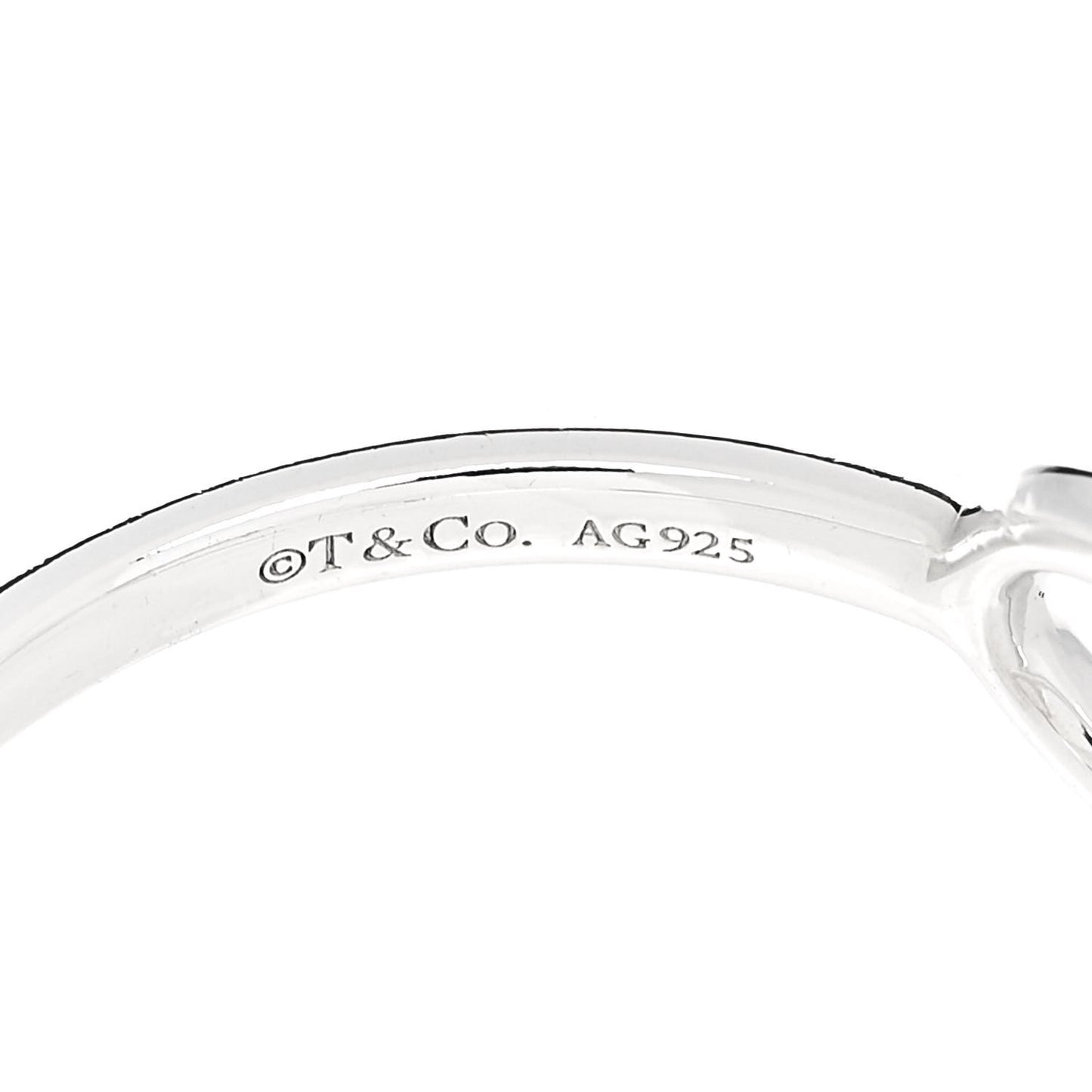 Sterling Silver Infinity Ring 52 6