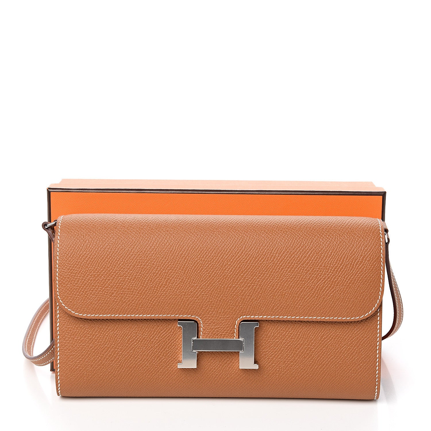 Hermes Epsom Constance Long Wallet To Go Gold 9 of 9
