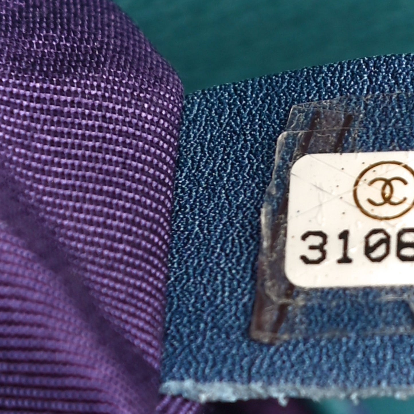 Tie Dye Calfskin Quilted Medium Chanel 19 Flap Blue Purple