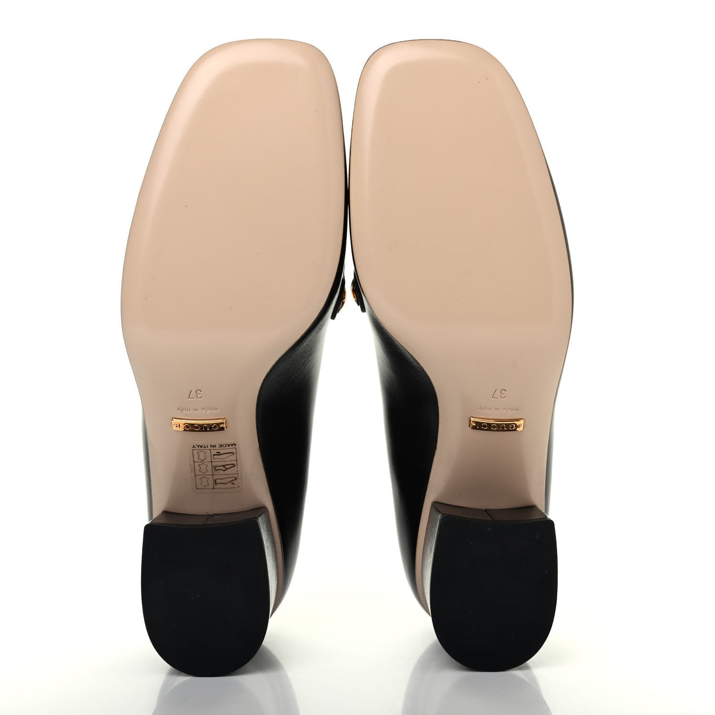 Malaga Kid Sylvie Web Chain Mid Heel Loafers 37 Black