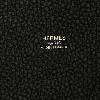Hermes Taurillon Clemence Picotin Lock 22 MM Black 6 of 13