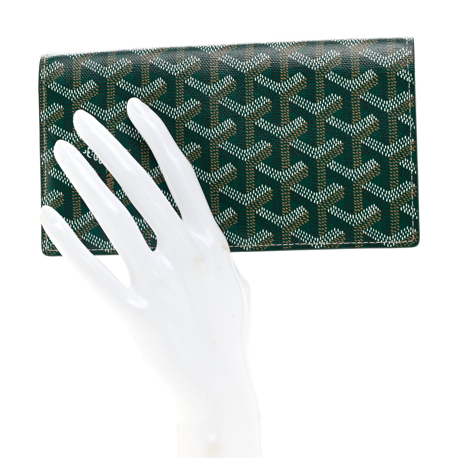 Goyard Goyardine Long Bi-Fold Wallet Green 2 of 6