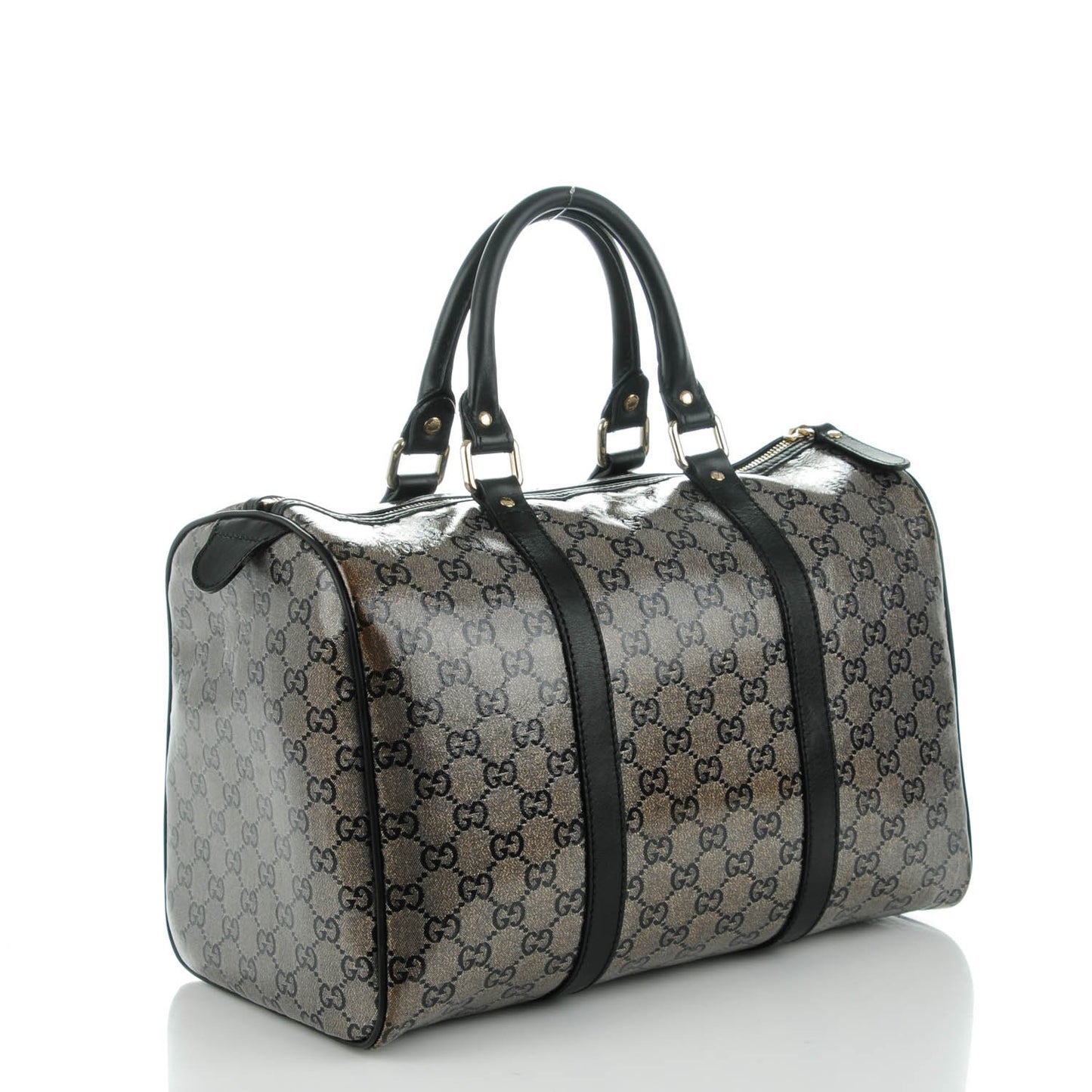 Crystal Monogram Medium Joy Boston Black