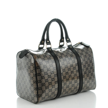 Gucci Crystal Monogram Medium Joy Boston Black 3 of 7