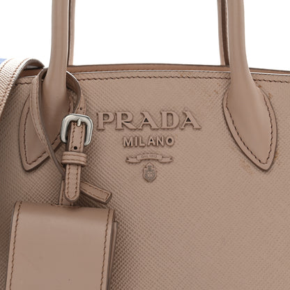 Prada Saffiano Cuir Calfskin Small Kristen Cipria 7 of 9