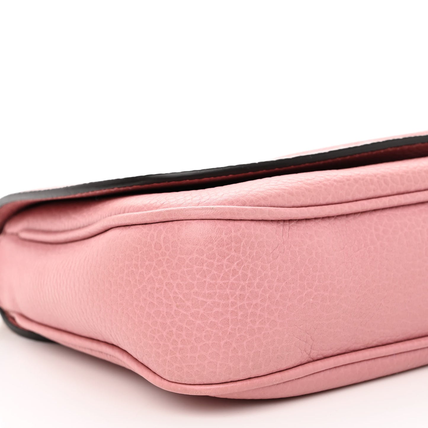 Pebbled Calfskin Medium Soho Flap Crossbody Pink