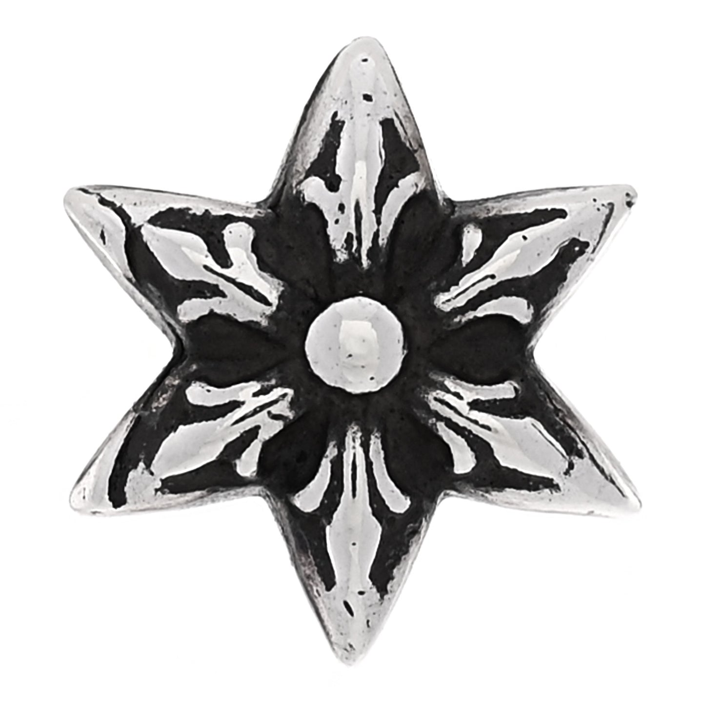 Sterling Silver Star Single Stud Earring