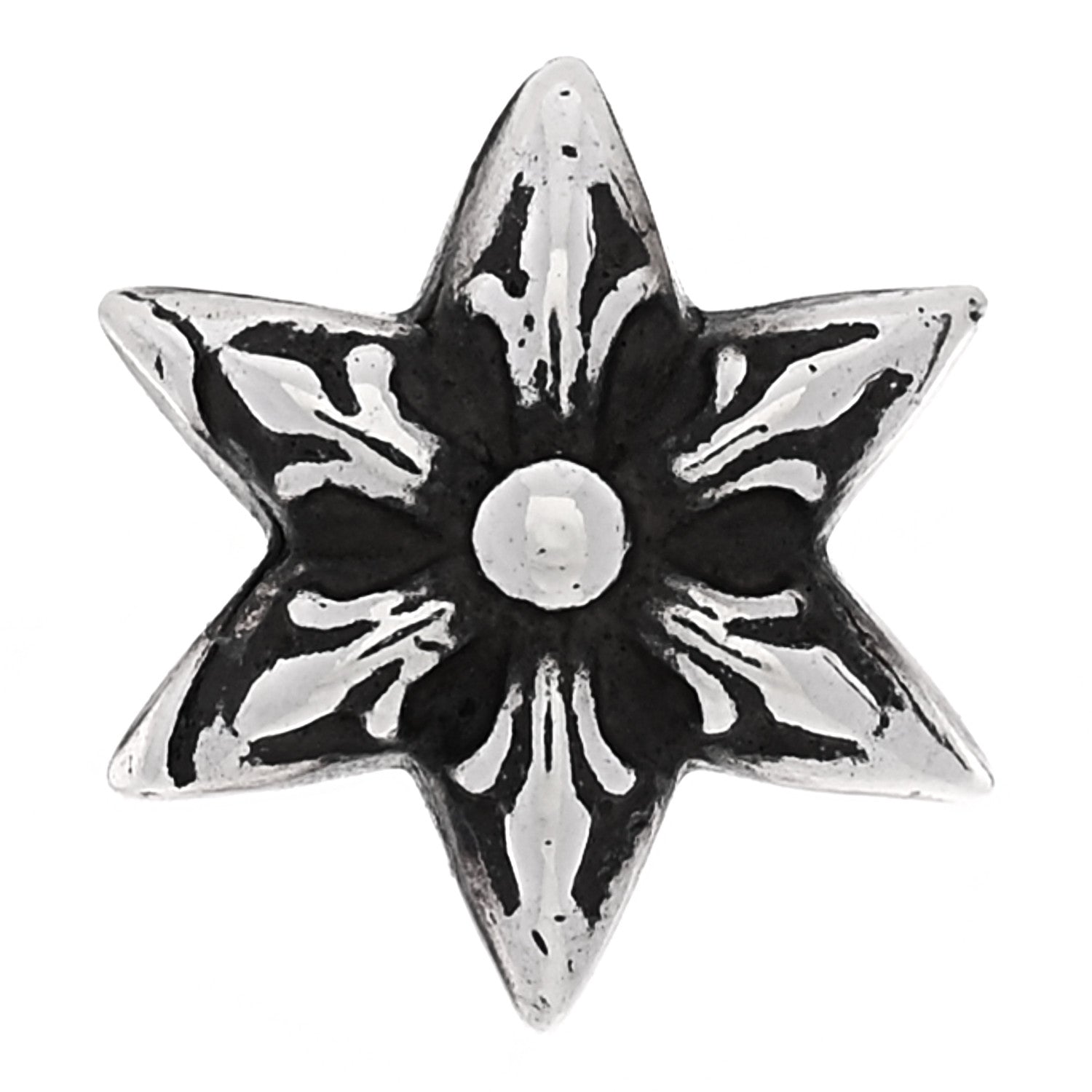 Chrome Hearts Sterling Silver Star Single Stud Earring 1 of 4