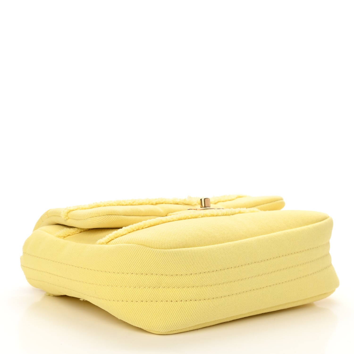 Chanel Denim Coco Flap Yellow 4 of 11
