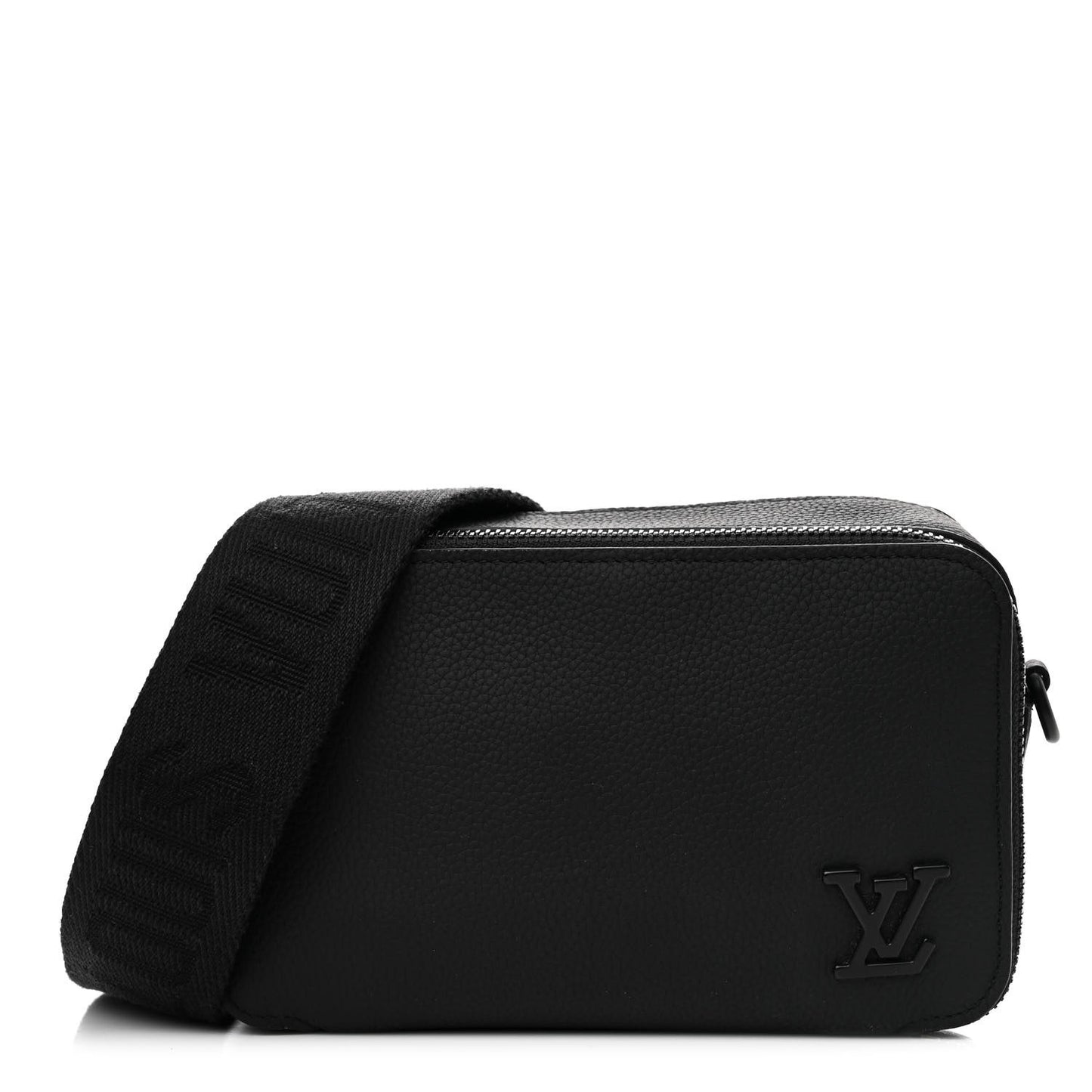 Calfskin Aerogram Alpha Wearable Wallet Black