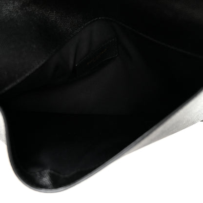 Saint Laurent Grain De Poudre Uptown Pouch Black 5 of 8