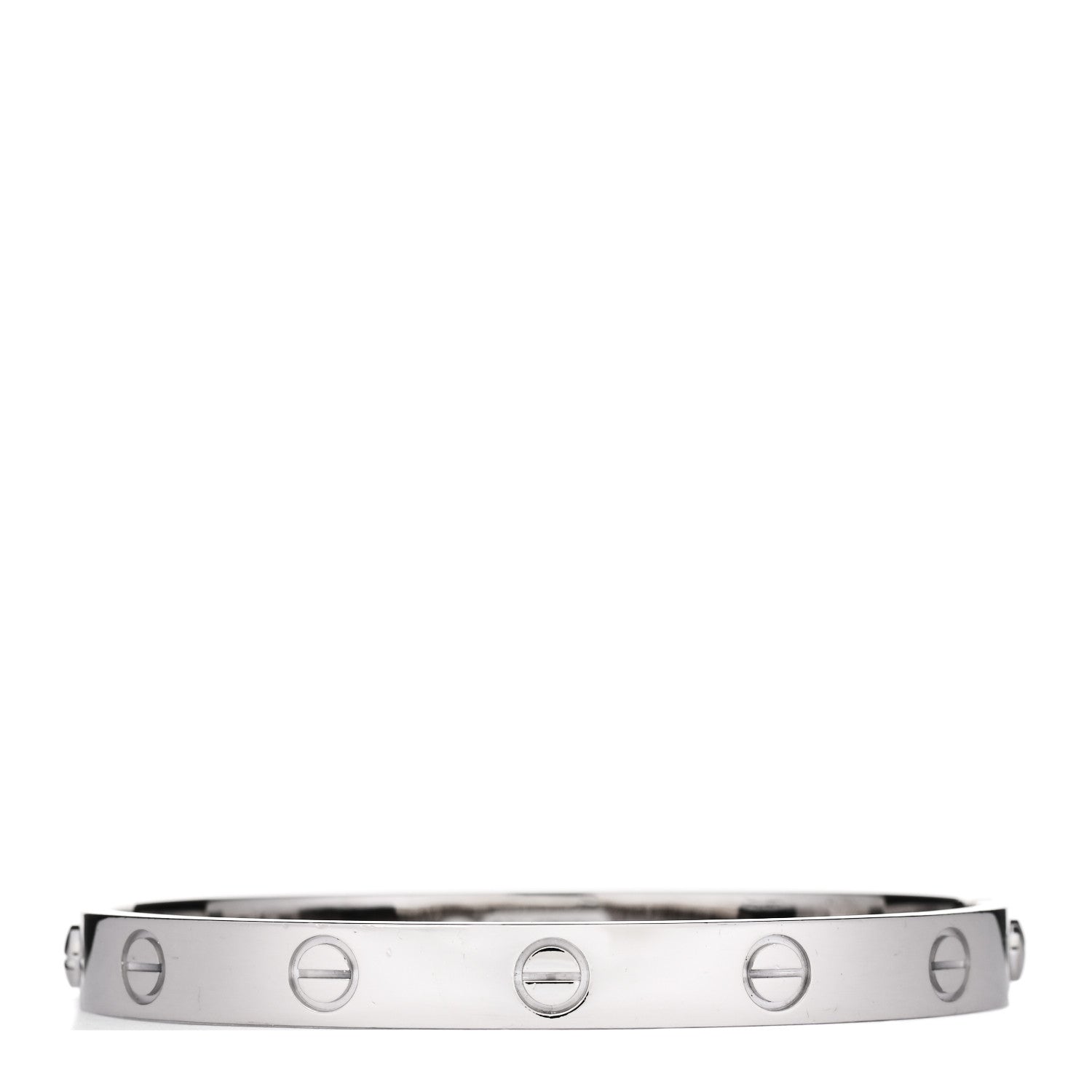 Cartier 18K White Gold LOVE Bracelet 16 1 of 6