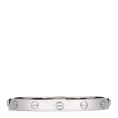 Cartier 18K White Gold LOVE Bracelet 16 1 of 6