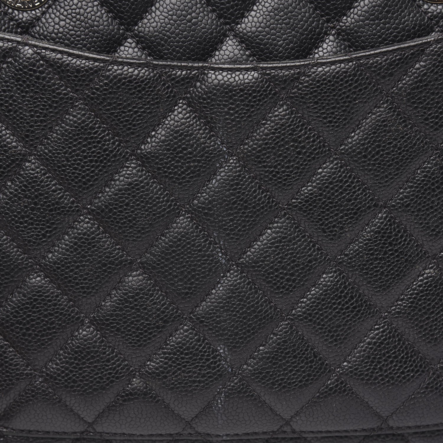 Chanel Caviar Quilted Grand Shopping Tote GST Black 14 of 17