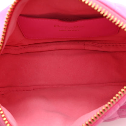 Christian Dior Lambskin Cannage Small Dior Vibe Hobo Bag Pink 5 of 10