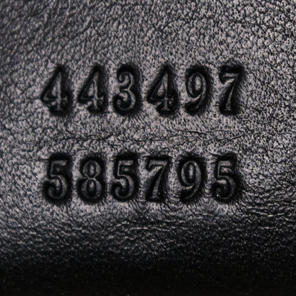 Gucci Calfskin Matelasse Small GG Marmont Shoulder Bag Black 11 of 14