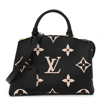 Louis Vuitton Empreinte Monogram Giant Petit Palais Black Beige 1 of 10
