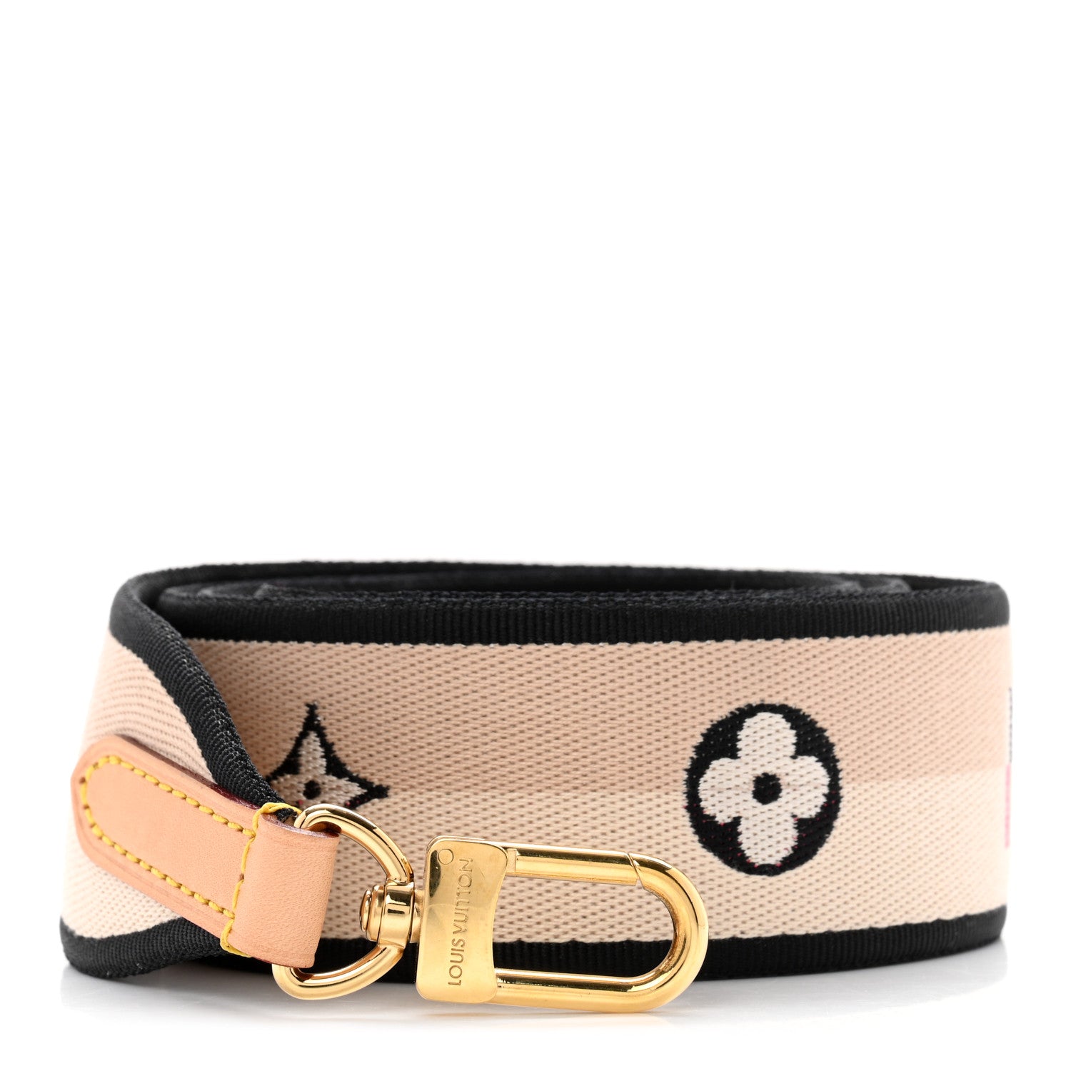 Louis Vuitton Jacquard Speedy Bandouliere 20 Shoulder Strap Black 1 of 3