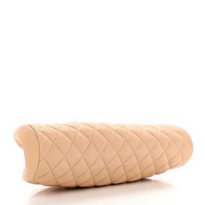 Chanel Lambskin Quilted Timeless Clutch Beige Clair 4 of 7