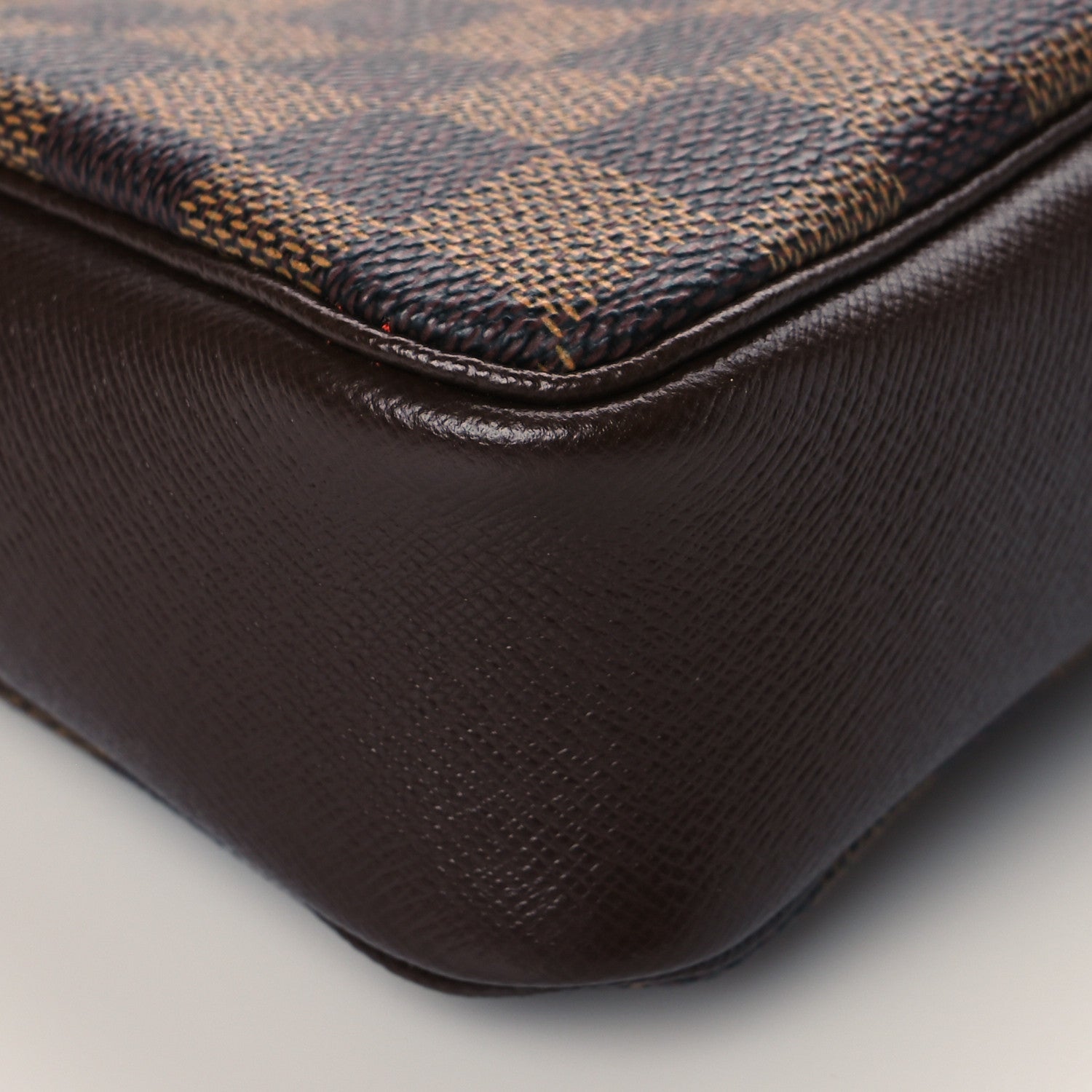 Louis Vuitton Damier Ebene Trousse Make Up Bag Pochette 10 of 11