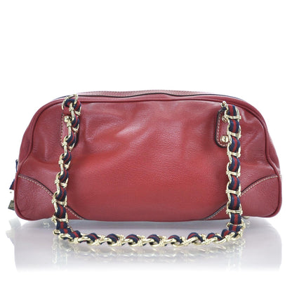 Gucci Leather Capri Small Bowler Red 3 of 11
