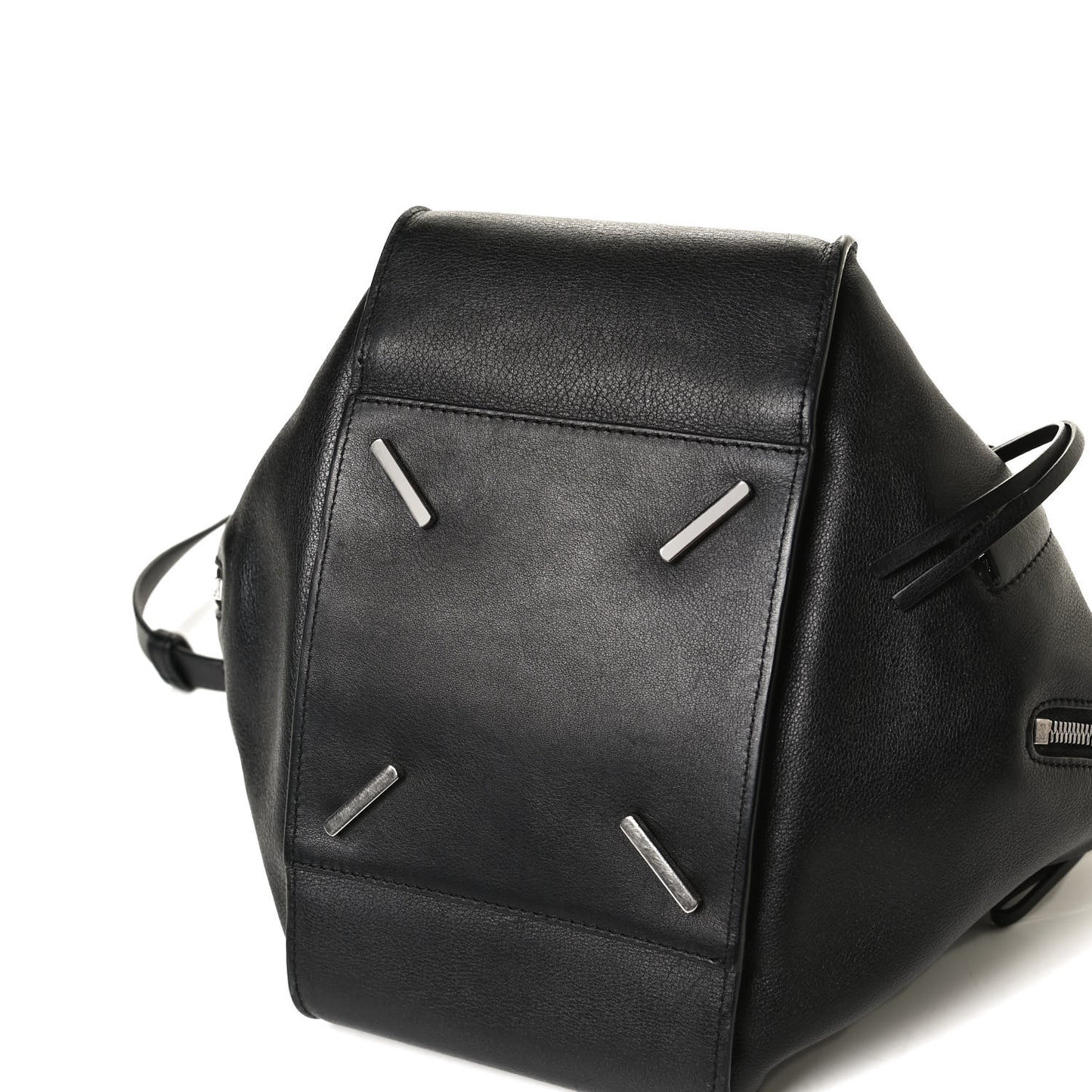 Calfskin Small Hammock Shoulder Bag Black