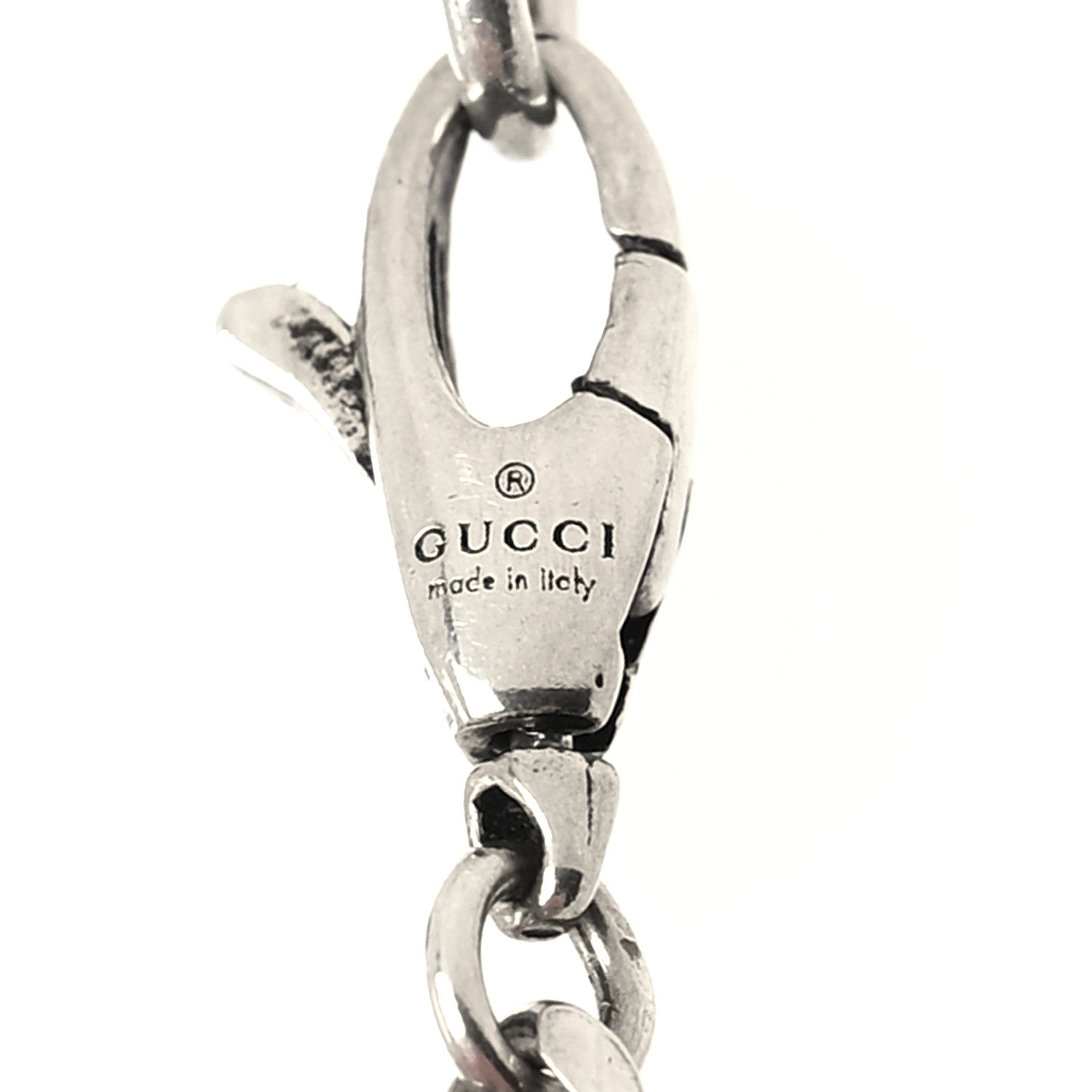 Gucci Sterling Silver Interlocking G Pendant Necklace 6 of 6