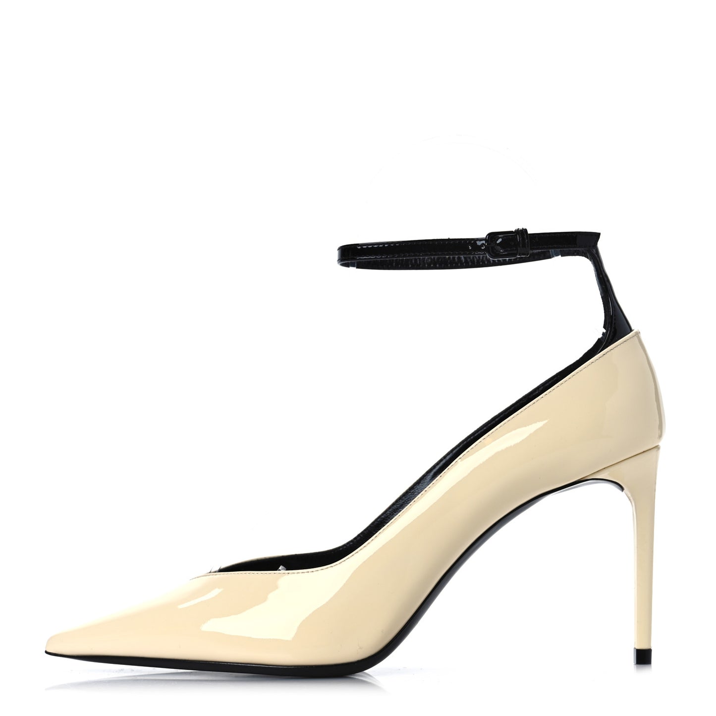 Patent Calfskin Zoe 85 Pumps 36.5 Coquille Black