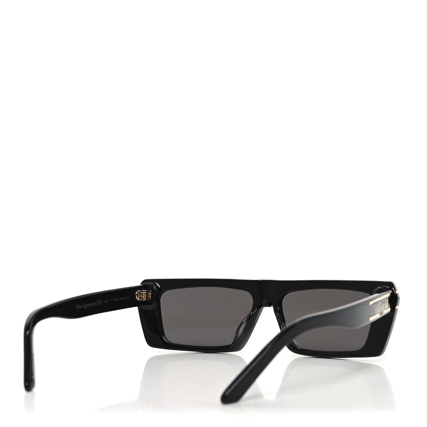 Christian Dior Diorsignature S2U Rectangular Sunglasses Black 4 of 8