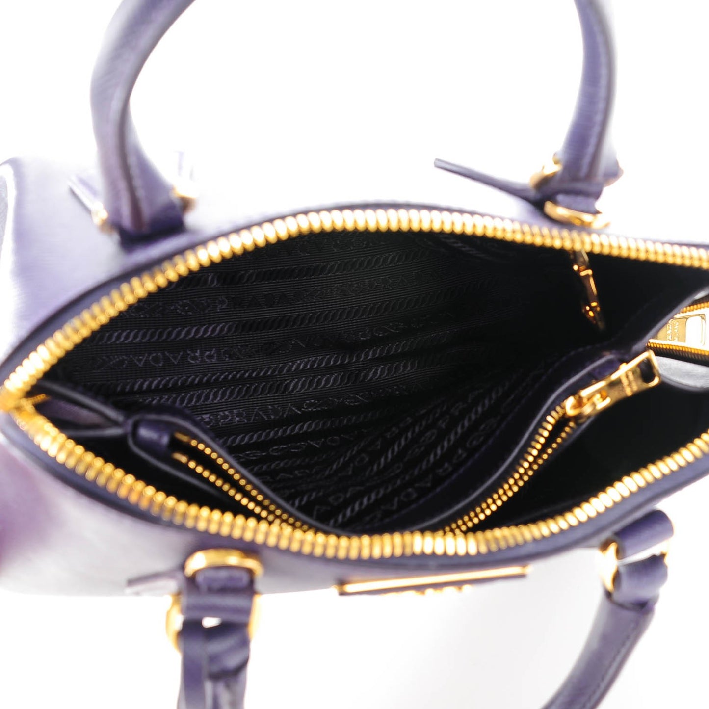 Saffiano Lux Mini Promenade Tote Uva