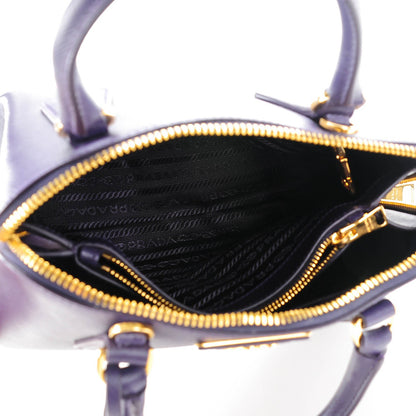 Prada Saffiano Lux Mini Promenade Tote Uva 5 of 8