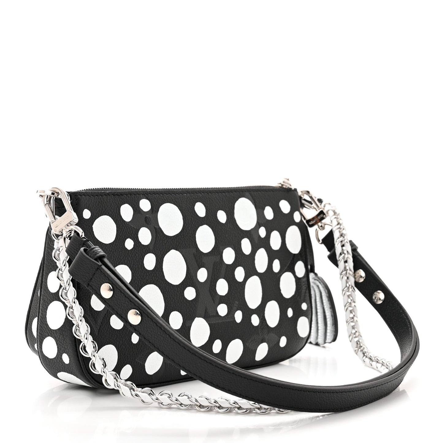 LV X YK Empreinte Multi Pochette Accessories Black White