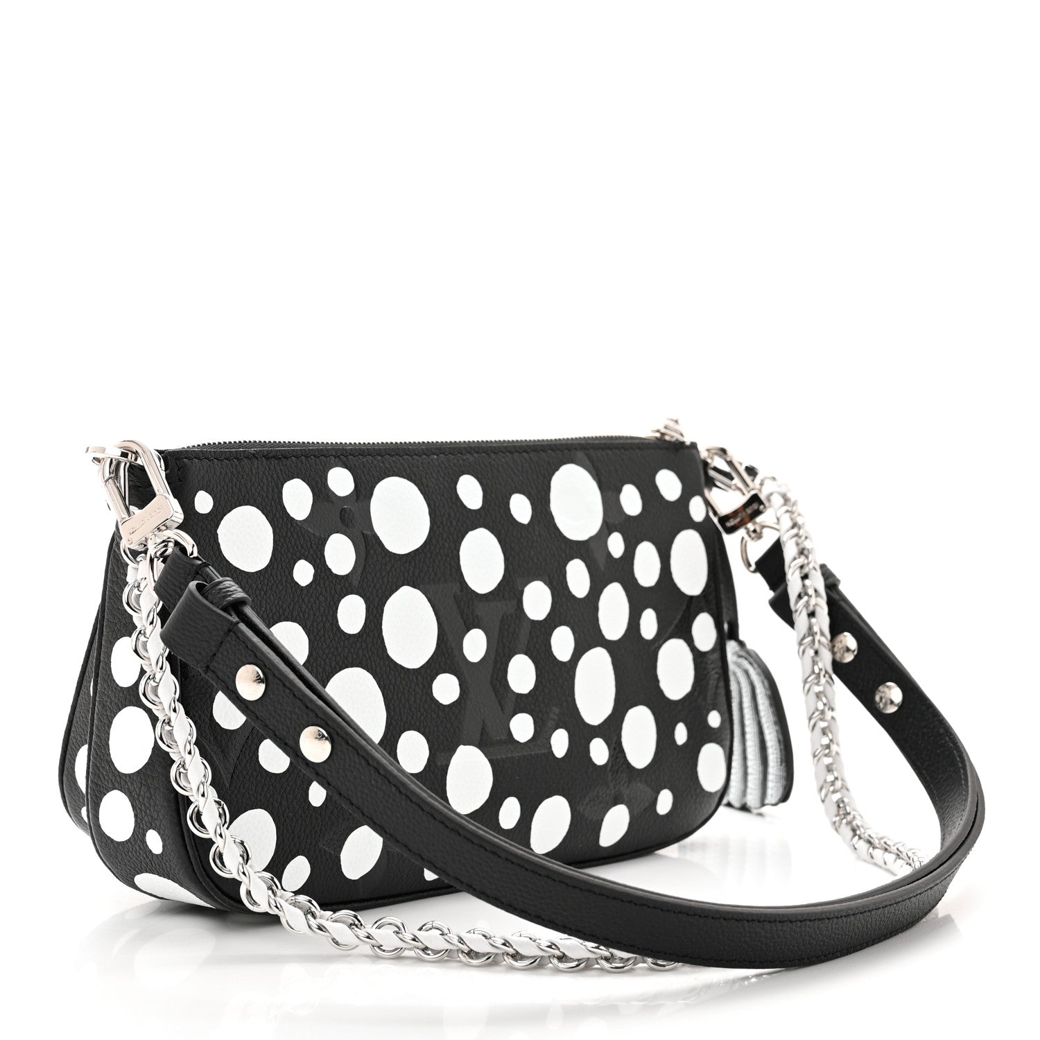 Louis Vuitton LV X YK Empreinte Multi Pochette Accessories Black White 3 of 10