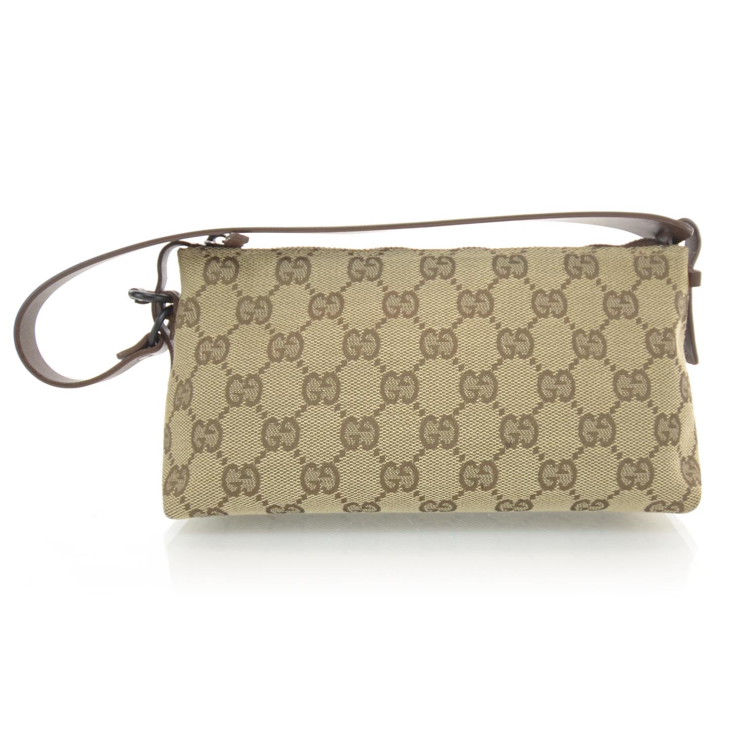 Gucci Monogram Pochette Brown 1 of 8
