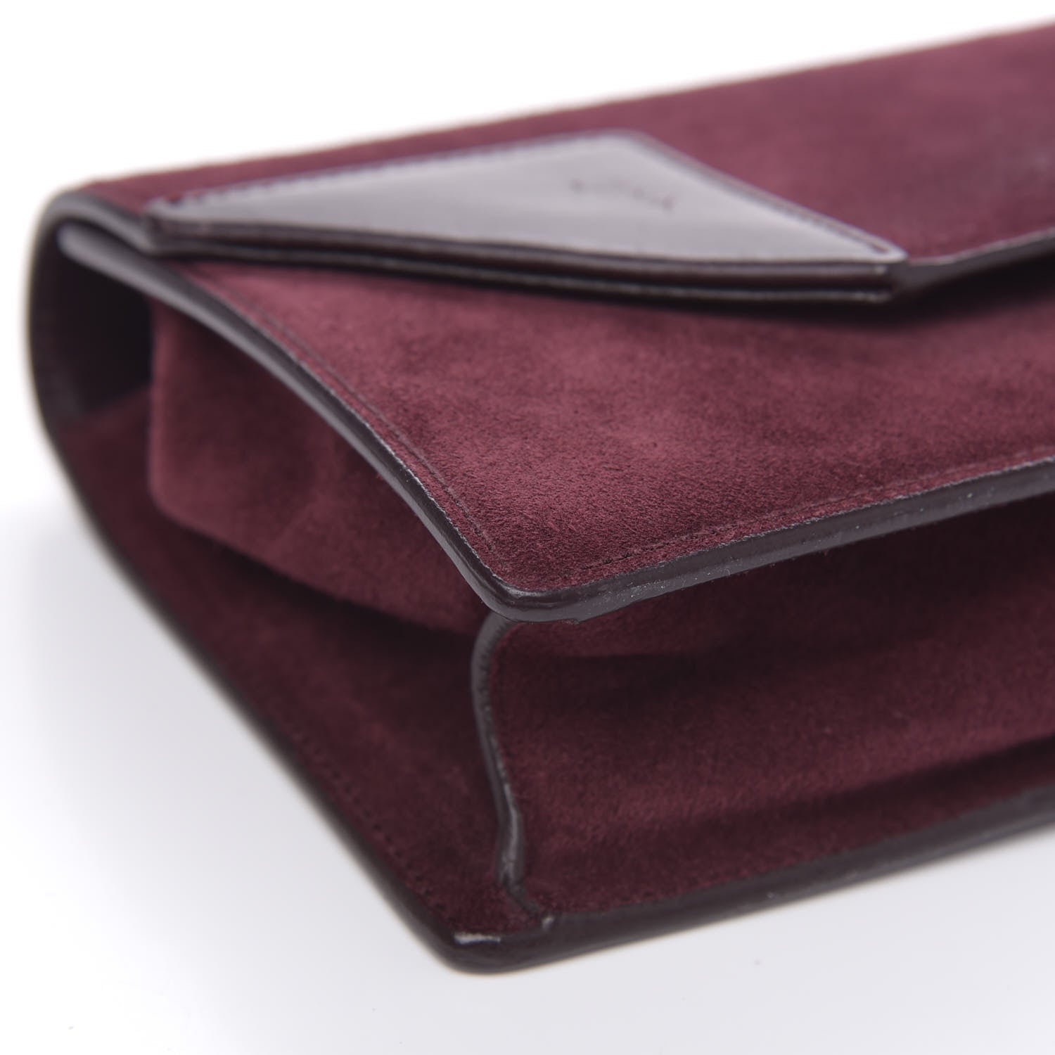 Saint Laurent Suede Small Betty Burgundy 9 of 11