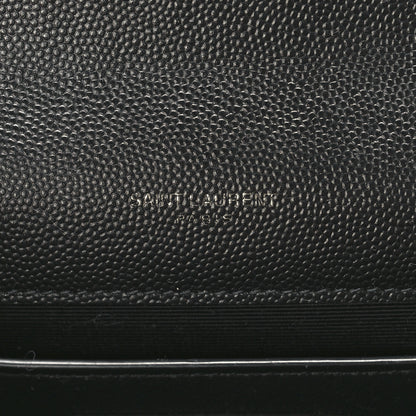 Saint Laurent Grain De Poudre Small Monogram Kate Satchel Black 6 of 15