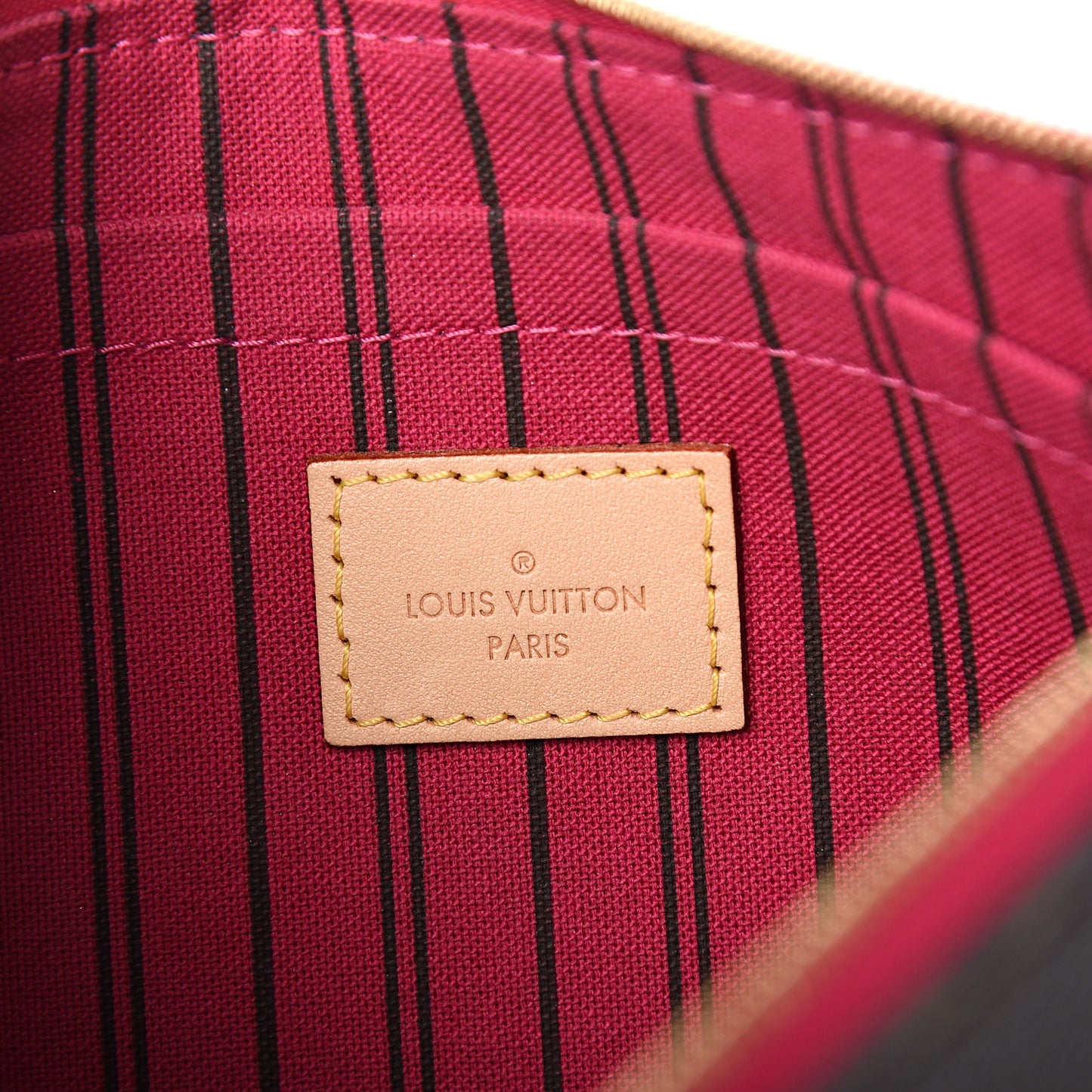 Monogram Neverfull MM GM Pochette Pivoine