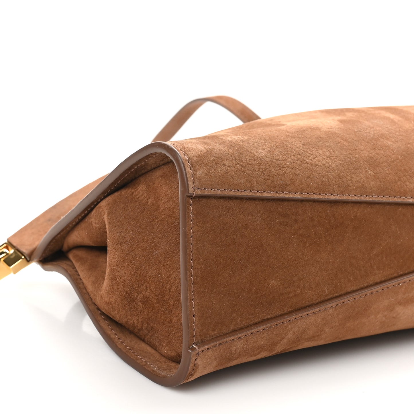 Nubuck Medium Le Click East West Bag Umber