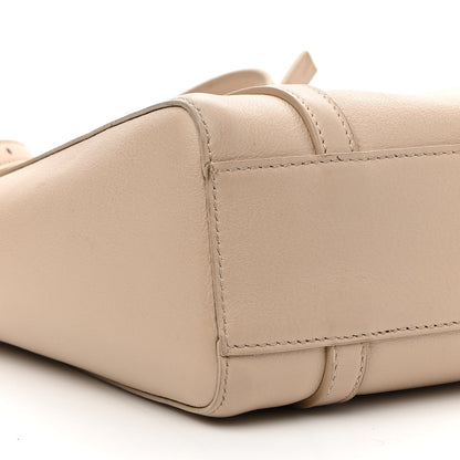 Balenciaga Smooth Calfskin Logo XXS Everyday Tote Light Beige Black 7 of 10