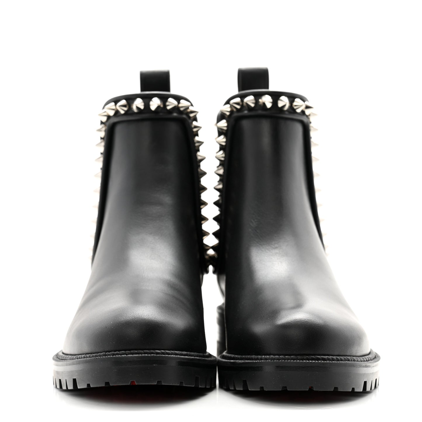 Nappa Spiked Capahutta Flat Chelsea Boots 40.5 Black
