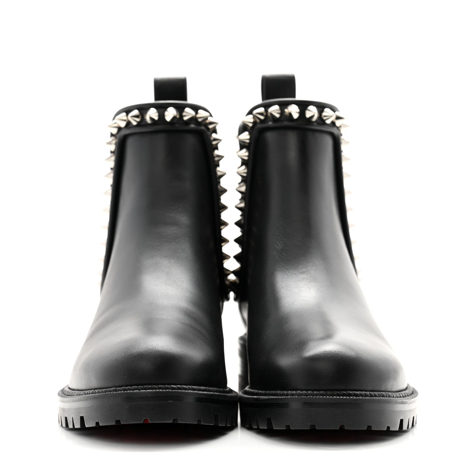 Christian Louboutin Nappa Spiked Capahutta Flat Chelsea Boots 40.5 Black 2 of 9