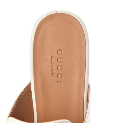 Gucci Malaga Kid Womens Princetown Slippers 36.5 Mystic White 5 of 8