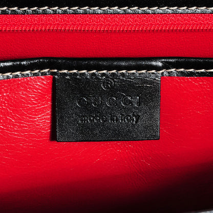 Gucci Leather Lady Lock Flap Tote Black 13 of 14