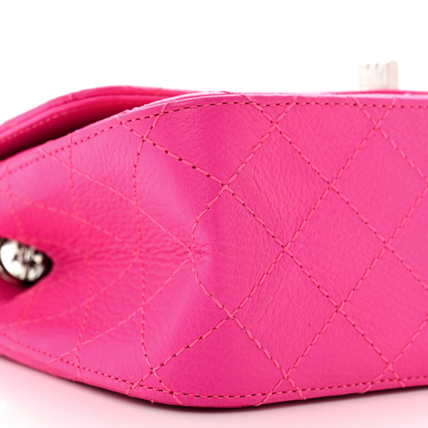 Chanel Sheepskin Quilted 2.55 Reissue Mini Flap Pink 9 of 12