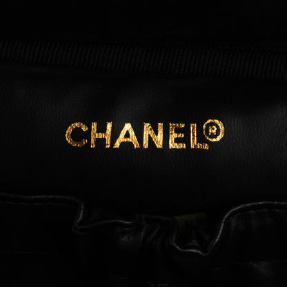 Chanel Calfskin Vanity Cosmetic Case Black 6 of 8
