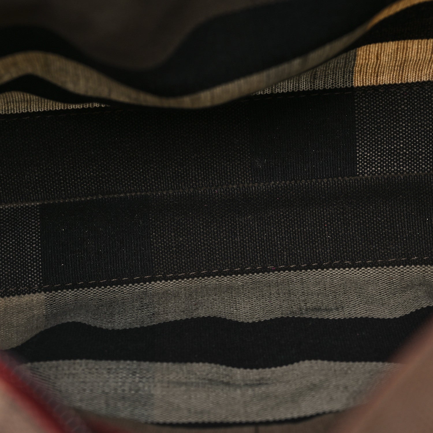 Burberry Canvas Mega Check Medium Tottenham Brit Tote Cadmium Red 5 of 13