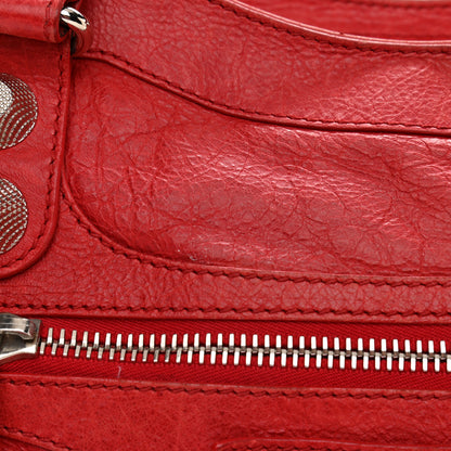 Balenciaga Agneau Giant 21 Silver Hardware City Rouge Coquelicot 21 of 21